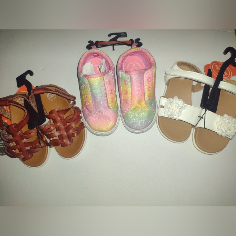 Wonder Nation Girls Sz 6 Shoe Lot